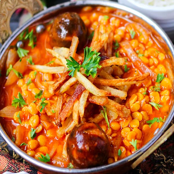 Yellow Split pea Stew (Khoresht Gheimeh) Sweet bakery